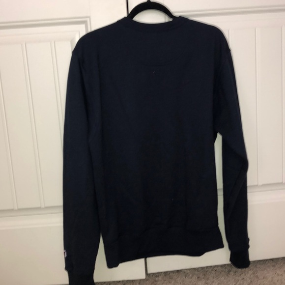 Champion Navy Crew Neck Sweatshirt - Picture 3 of 6